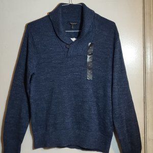 Banana Republic Navy  Shawl Collar Sweater
